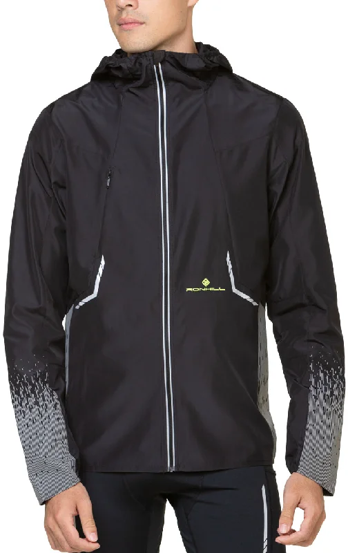 Ronhill Tech Reflect Mens Running Jacket - Black